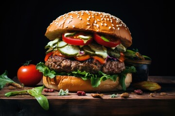 Healthy Burger, a fresh wholesome healty Burgert for Foodies.