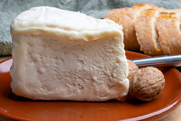 Delice de Bourgogne French cow's milk cheese from Burgundy region of France