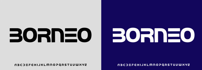 Modern Bold Font Sport Alphabet. Typography urban style fonts for technology, digital, movie logo design. vector illustration 