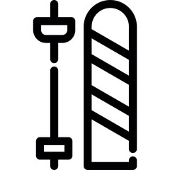 Skis Icon