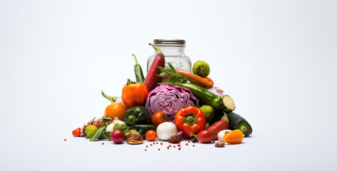 still life photography of vegetables fork pan hd wallpaper