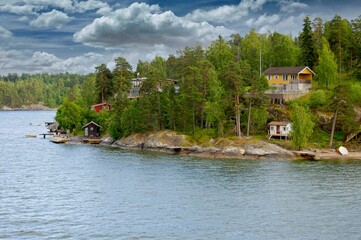 Sail in Stockholm Archipelago on the Baltic Sea - Sweden