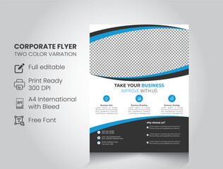 Corporate Flyer Design Template For Business