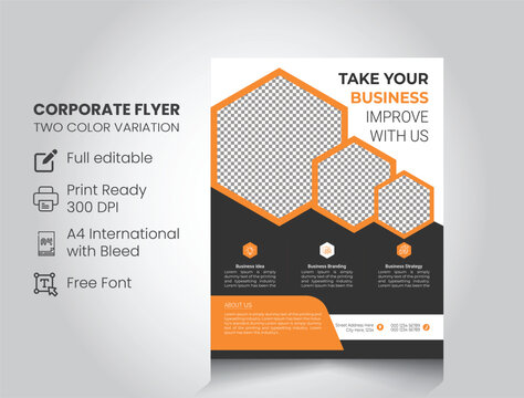 Corporate Flyer Design Template For Business
