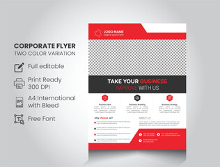 Corporate Flyer Design Template For Business