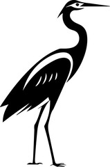 Flamingo Silhouette Flat Icon