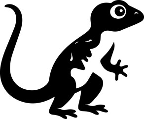 Gecko Silhouette Icon