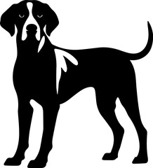 English Setter Silhouette Icon