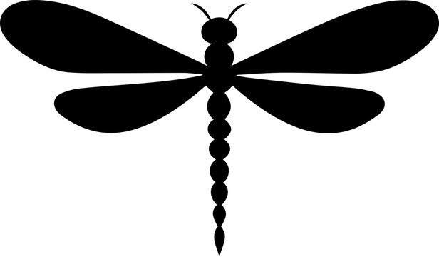 recommend clip art: Dragonfly Insect Silhouette Icon