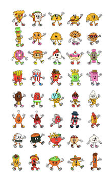 Flavor Frenzy Cartoon Characters