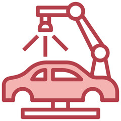 MACHINE filled outline icon,linear,outline,graphic,illustration