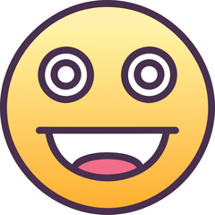 illustration of a smiling face