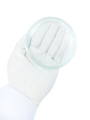 Doctor's bacterial culture and bacterial culture media to test for bacteria and mites,Oncology, Stem Cell,Tissue culture,Cultivation of viruses,white background