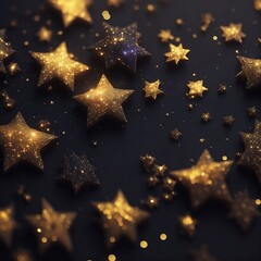 golden christmas star