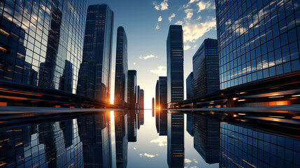 bussines office buildings