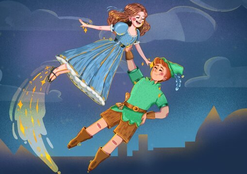 Peter Pan & Wendy illustration 