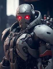 Robot Cyborg Soldier.