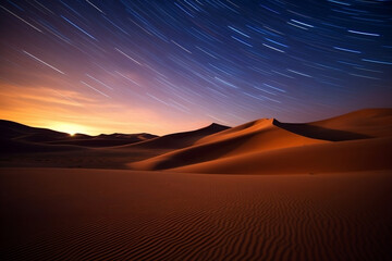 Fototapeta na wymiar Estrellas en el desierto