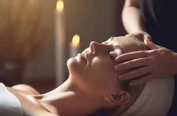 Spa woman relax wellness. Generate Ai