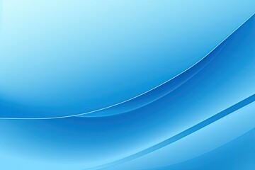 Fototapeta premium Simple elegant blue background for design, waves, empty space, surface