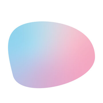 forme abstraite arrondie avec d&eacute;grad&eacute; pastel