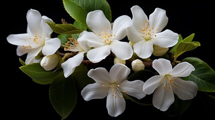 White jasmine flowers.