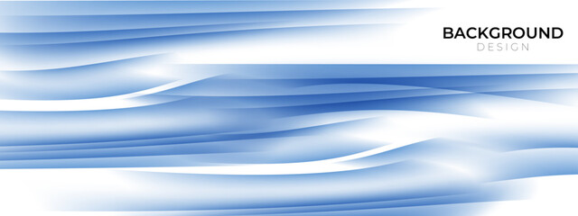 Blue color background abstract art vector. Technological background with blue wavy lines