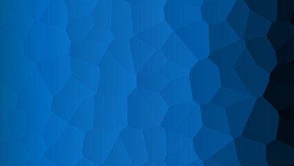 Fototapeta na wymiar Blue low poly background. Blue low poly banner with triangle shapes background. 