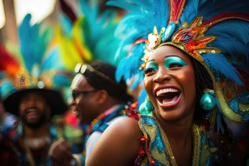 Printed roller blinds Brasil Samba Magic: The Heartbeat of Carnival in Motion