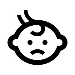 Baby Boy Sad Face