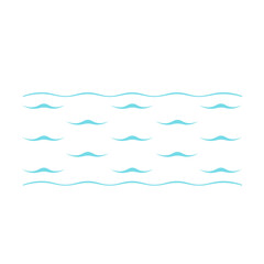 blue water wave icon
