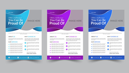 Eye catching business Flyer. Bundle  business Flyer design presentation. Professional business flyer.