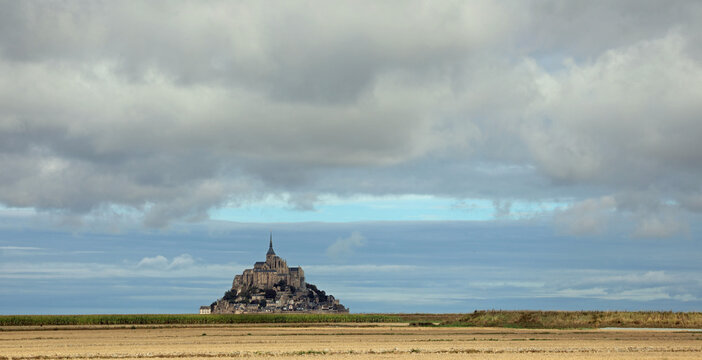 view of the abbay of Mont Saint Michel in France