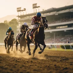 Foto op Canvas Horse racer © Supark