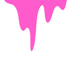 Pink Liquid Drips.Paint Dripping .Current Pink Paint