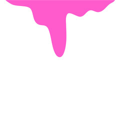 Pink Liquid Drips.Paint Dripping .Current Pink Paint