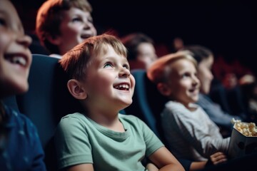kids at cinema