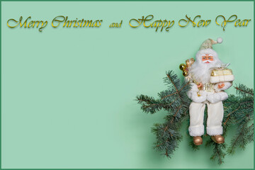 New Year background with space for text.