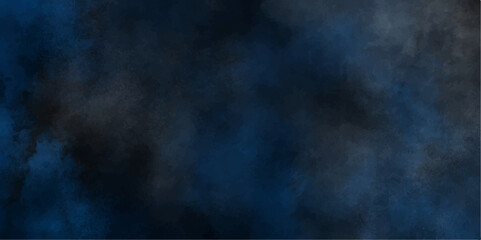 Blue smoke in dark background.Texture and desktop picture. blue texture with colorful smoke, decorative and blurry and grunge blue paper texture, Colorful blue textures for making flyer and poster.