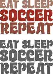 Soccer retro svg design bundle