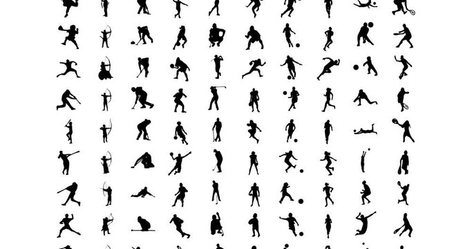Sport player set