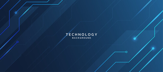 Circuit board connection technology background, futuristic abstract background concept