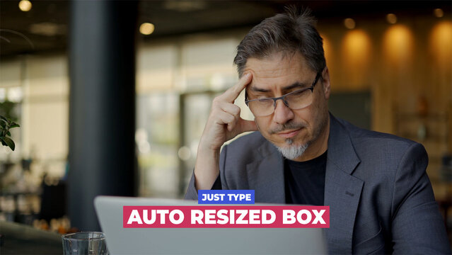 Clean Lower Thirds With Auto Resized Text Box