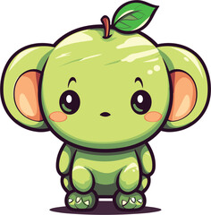 Elephant Apple, Illustration Vector