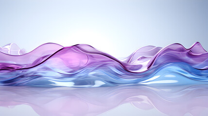 abstract background,transparent smooth wave,curve,shiny.