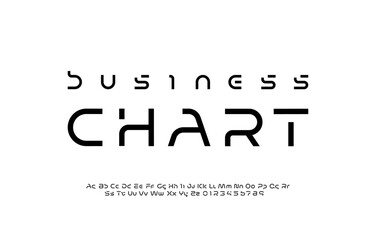 Technology science font, digital cyber alphabet made futurism style, Latin uppercase and lowercase letters A-Z and Arab numerals 0, 1, 2, 3, 4, 5, 6, 7, 8, 9 space style