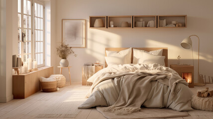 Cozy Bedroom Designed Following the Hygge Concept