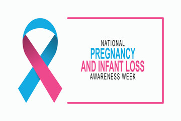 National Pregnancy and Infant Loss Remembrance Day background.