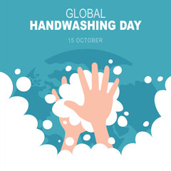 Obraz premium Global Handwashing Day background.