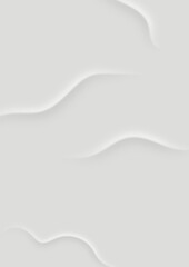 crumpled empty paper page